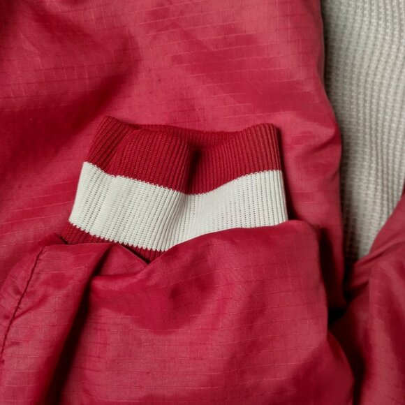 Vintage University Of Alabama Crimson Tide Jacket Men Large Red Thermal Rip Stop - Picture 14 of 16